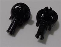 LEGO Part 47455 4213374 Technic Rotation Ball Joint Loop Link Pins Black x2