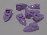 LEGO Parts & Pieces 49668 - 6468342 Plate 1x1 with Tooth Horizontal Lavender x8