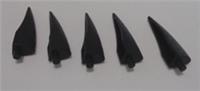 LEGO Parts & Pieces 11089 6213729 Claw Rubber 1x4x1 Black x5