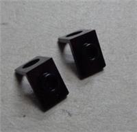 LEGO Minifigure 6170808 28974 Neck Bracket Back Stud Back Wall Black x2