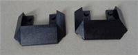 LEGO Part 13269 6031790 slope 45 6x4 train roof Black x2