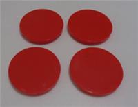 Lego 67095 6331874 Tile Round 3x3 Red x4