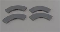 LEGO Spares 79393 6385740 Tile, Round Corner 3 x 3 Medium Stone Grey x4