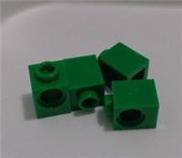 Lego Technic 6541 1x1 Studded Brick Beam Green x4**