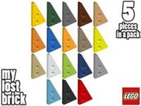 LEGO - Part 65426 - Wedge Plate 4x2 Right (Pack of 5) + NEW + SELECT COLOUR