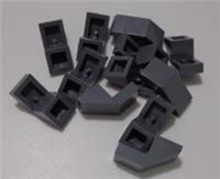 LEGO 28192 - 6168776 Slope 2 x 1 With Cutout Dark Stone Grey x12