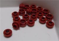 LEGO Parts & Pieces 85861 - 28626 Studs 1x1 W/ Hole Dark Red x20