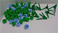 Lego 24866 6206150 6269971 Flower 1x1 with flower edge Mixed Colours x60