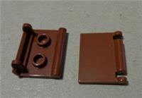 LEGO 24324 Parts Utensil Book Binding with 2 Studs Reddish Brown x1