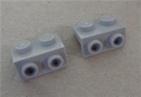 LEGO Bits 99781 - 4654582 Bracket 1 x 2 Medium Stone Grey x2 Parts & Pieces **