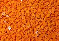 Lego 3024 Brick Plate, Square 1 x 1 Orange Pack of 150 NEW.