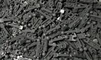 LEGO 14419 Technic Brick 1x2 with TOW BALL DARK GREY PACK OF 8 BRAND NEW.