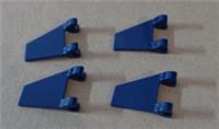 LEGO Bits 44676 - 4529551 Banner Flag Earth Blue x4 Parts & Pieces **