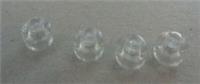 Lego 28621 - 6168665 Minifigure head Transparent x4**