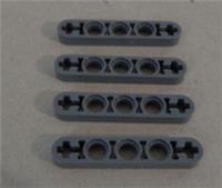 LEGO TECHNIC 6370946 - 11478 Lever 5M Dark Stone Grey x4 Parts & Pieces