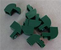 Lego Bits 6091 - 6411352 Brick, Modified 1x2x1 1/3 Curved Top Earth Green x8