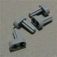 LEGO TECHNIC 4211609 - 2853 Plastic Motor Crank/Cross Medium Stone Grey x4