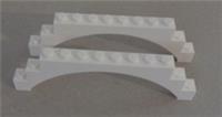LEGO Pieces & Parts 6108 18838 - 6246842 Arch 1X12X3 White x2
