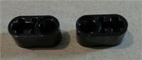 LEGO TECHNIC 6006140-60483 Beam 1X2 W/Cross And Hole Black x2 Parts & Pieces**