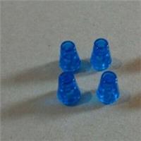 LEGO Cone 4589b - 6301313 1x1 Top Groove Transparent Blue x4 Pieces & Parts**