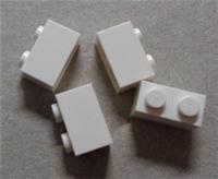 LEGO Parts & Pieces 3004 - 300401 1x2 Bricks White x4