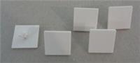 LEGO 65673 - 15210 6046383 2x2 Sign With Clip on Back White x5 **