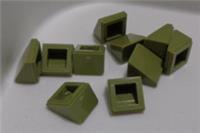 Lego 54200 - 6002841 - 1x1 2/3 Cheese Slope Wedge Olive Green x10