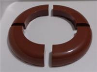 LEGO Parts 24599 6522392 1/4 ARCH BRICK 5X5, W/ CUTOUT Reddish Brown x4