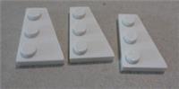 LEGO Pieces & Parts 43722 - 43723 Wings 2x3 Plates Right White x3