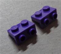 LEGO Parts & Pieces 99781 - 6388481 Bracket 1 x 2 Purple x2