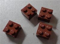 LEGO Pieces & Parts 3003 - 4211210 2x2 Bricks Reddish Brown x4