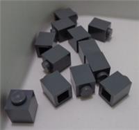 Lego 3005 - 4211098 Brick 1x1 Dark Stone Grey x12