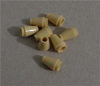 LEGO Pieces & Parts Cone 4589b - 4529237 1x1 Top Groove Tan x8