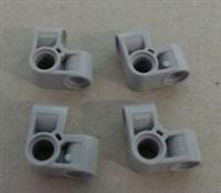 LEGO TECHNIC 4211880 - 44809 Pin Connector 2 x 2 Bent Medium Stone Grey x4**