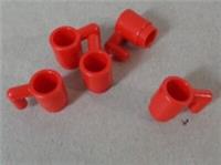 LEGO 3899 - 389921 Minifigure, Utensil Cup Red x5 **