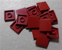 Lego Pieces & Parts 3068 2x2 Tile Dark Red x18