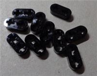 LEGO TECHNIC Parts & Pieces 6338428 - 41677 Beam 1 X 2 Black x10