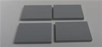 LEGO Pieces & Parts 26603 6171894 Flat Tile 2x3 Medium Stone Grey x4