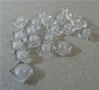 Lego Parts & Pieces 3024 Clear 1x1 Transparent Square Plate x20