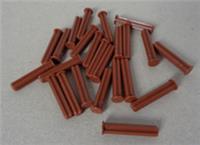 LEGO TECHNIC Parts 24316 - 6135494 Pin Cross Axle End Stop Red Brown x24