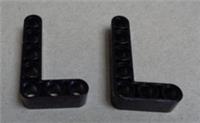LEGO TECHNIC 4142823 - 32526 Liftarm Angular Beam 1 x 5 x 3 BLACK x2