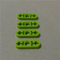 LEGO TECHNIC 6364449 - 6632 Liftarm 1 x 3 Thin Lever Lime Green x4**