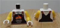 LEGO Parts Minifigure Cooking Apron Torso x2