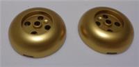 LEGO Pieces & Parts 79850 6451319 SPHERE 4X4, W/ KNOB Metallic Gold x2