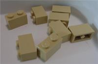 LEGO Parts & Pieces 3004 4109995 1x2 Bricks Tan x8