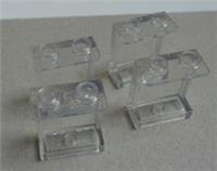 LEGO Parts & Pieces 87552 - 6253231 Wall Element 1x2x2 Clear x4
