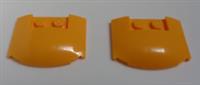 LEGO Parts & Pieces 93604 6218142 Plate W. Bow 3X4X2/3 Yellow Orange x2