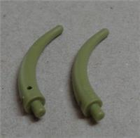 LEGO Parts & Pieces 40379 Dinosaur Tail End Section / Horn Dino Olive Green x2