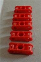 LEGO TECHNIC 32184 42142 Double Cross Block with Two Axle Red x5**