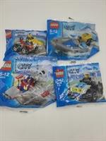 4 New Lego City 30010 30011 30012 30013